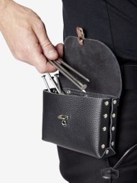 Unisex Nageltasche Arno schwarz